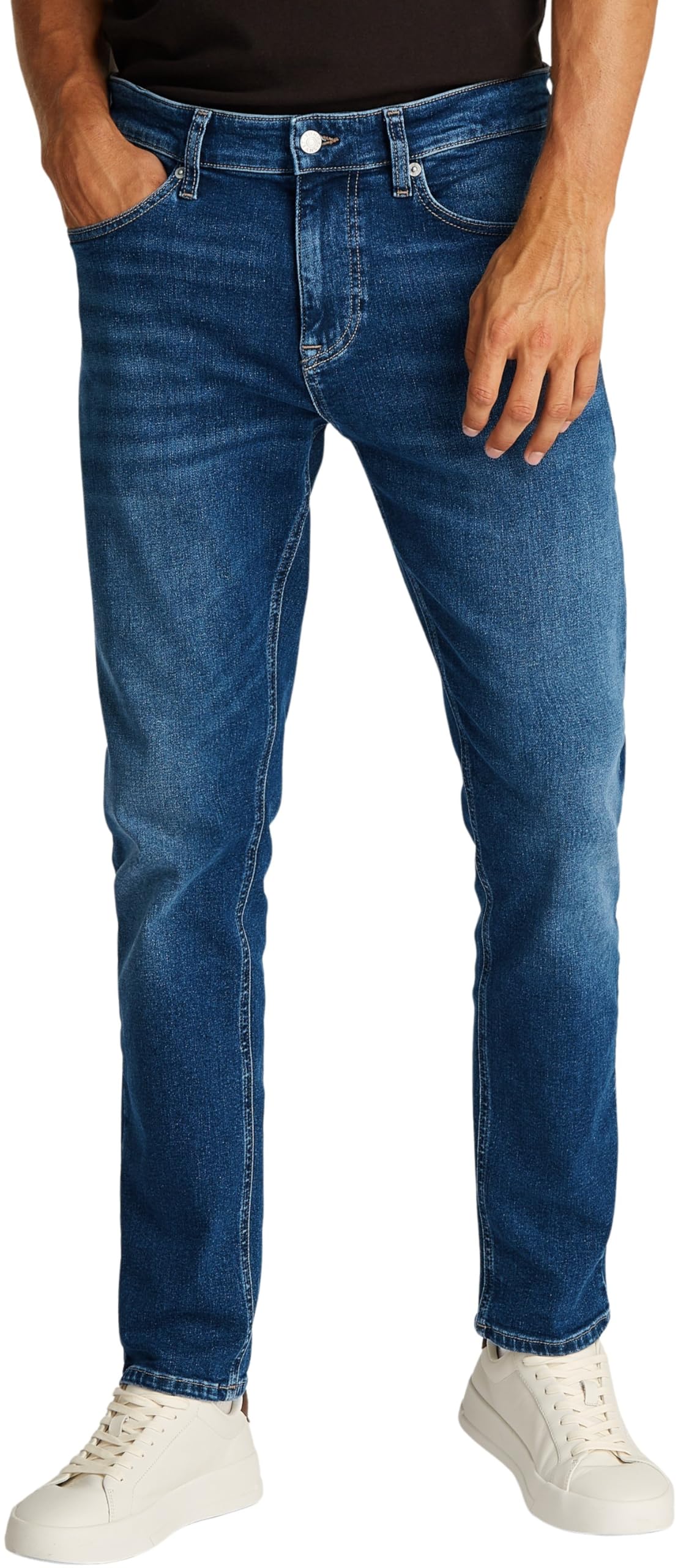 Tommy Jeans Mens Austin Slim Tprd Bi0252 Dm0dm21032 Tapered, Denim (Denim Dark), 28W / 32L UK