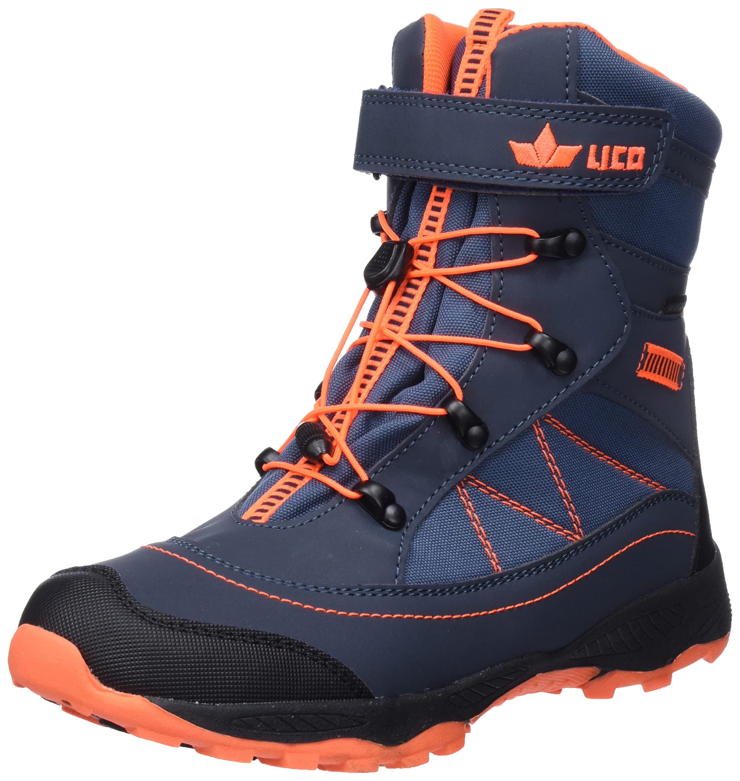 Lico Unisex Kinder Sundsvall Vs Schneestiefel, Petrol Orange, 30 EU