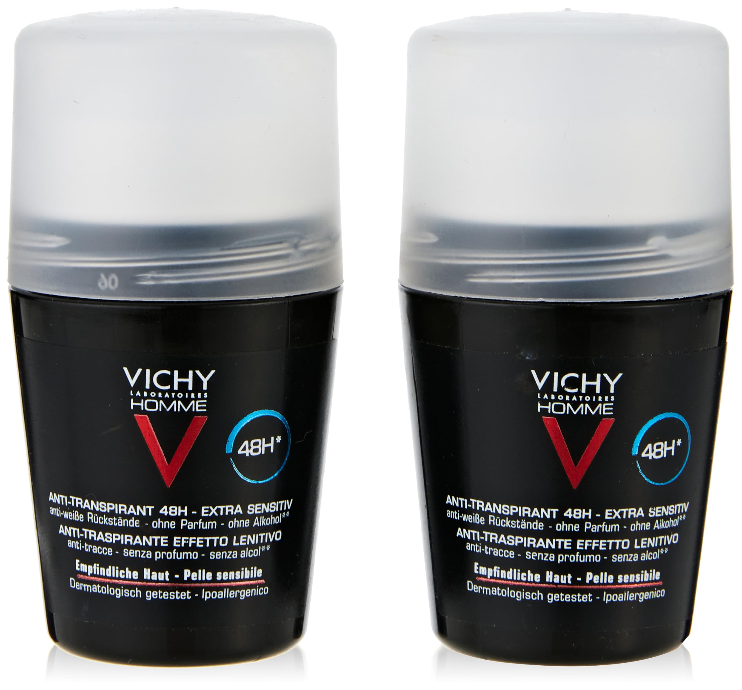 VICHYHomme Deo Anti Perspirant Soothing Effect 2x50ml