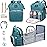 ANWTOTU Baby Diaper Bag with Changing Station,Diaper Bag Backpack,Girl Boy Diaper Bag,Large Capacity,900d Excellent Oxford(Ungrade-Green)