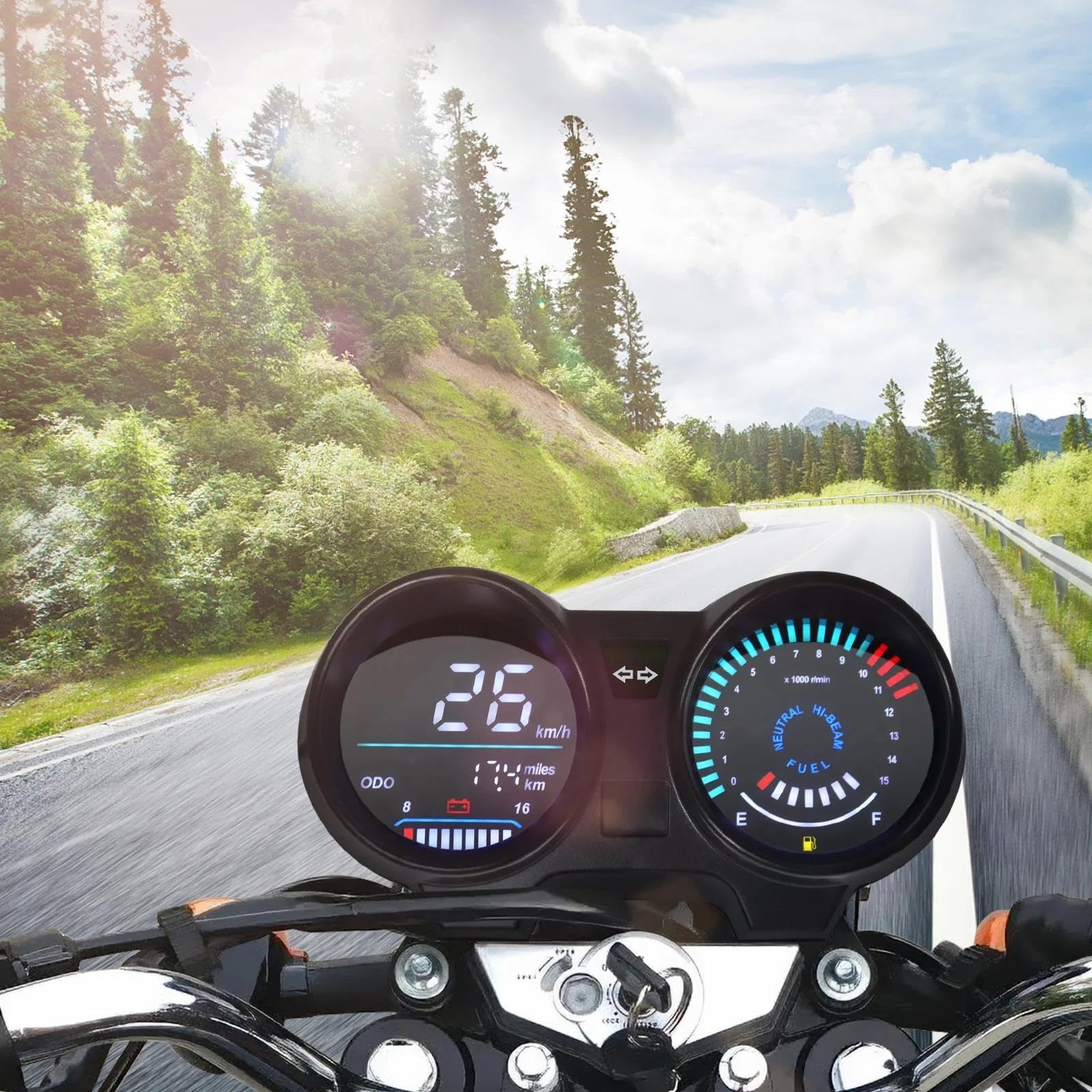 Tacómetro Motocicleta Para TITAN 150 CG150 Fan150