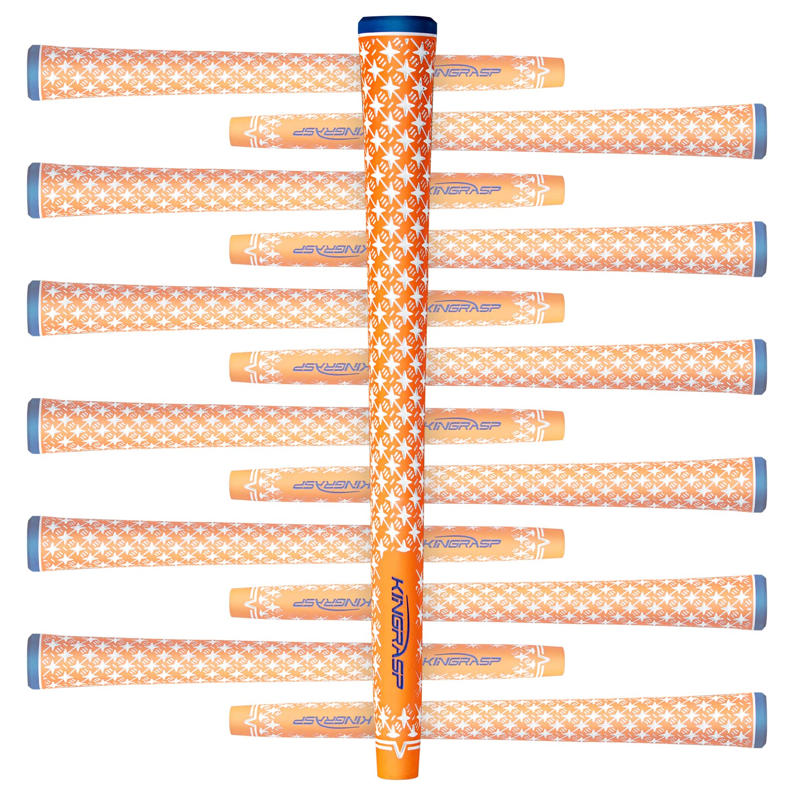 Be DeLighted Black Rubber Golf Grips 13 Pack /Undersize/Standard/Mid