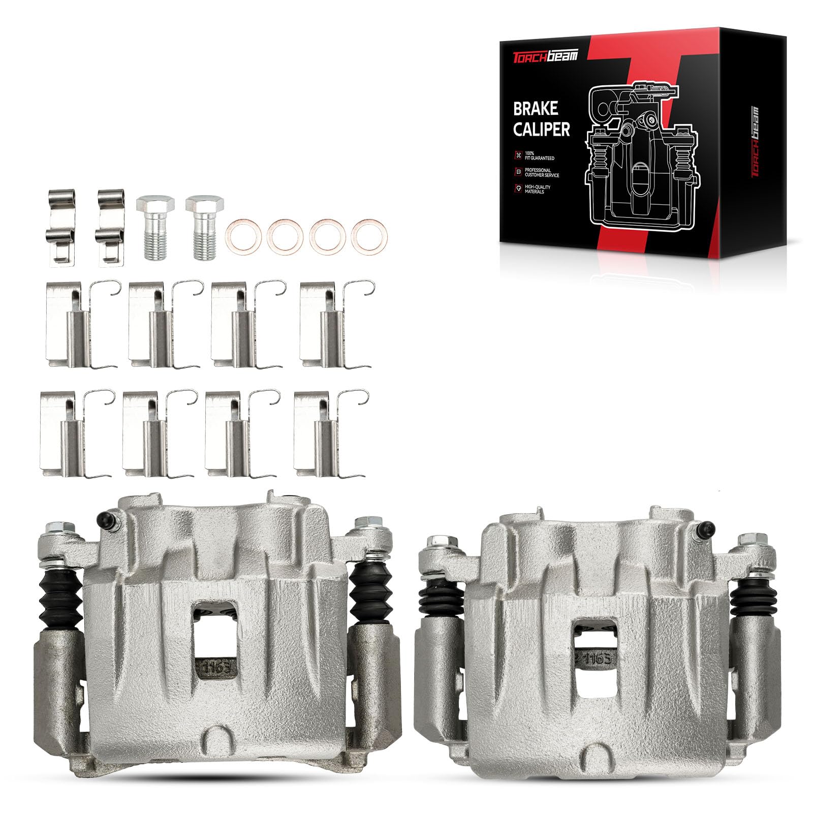 Torchbeam Front Brake Calipers Set for Jeep Grand Cherokee 1999-2004