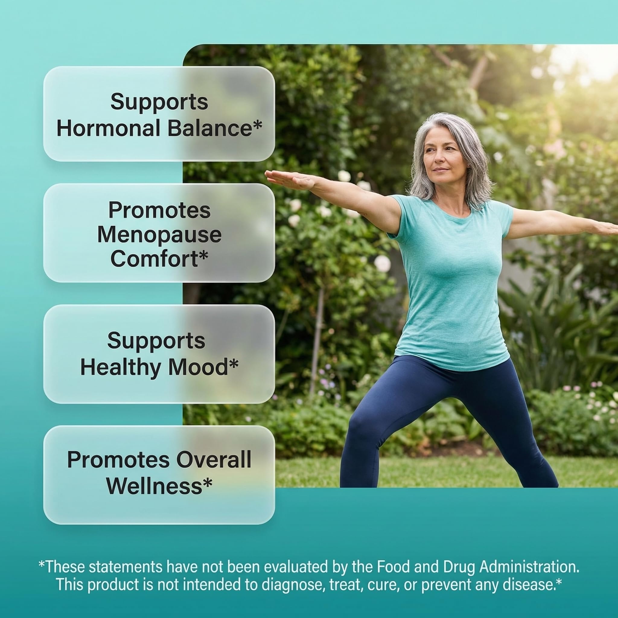 Clean Nutraceuticals DIM Evening Primrose Black Cohosh Calcium D-Glucarate Sulforaphane Flax Seed Extract - Hormonal Support Vitamins for Women with Dong Quai - 60 Caps — Amazon image 2