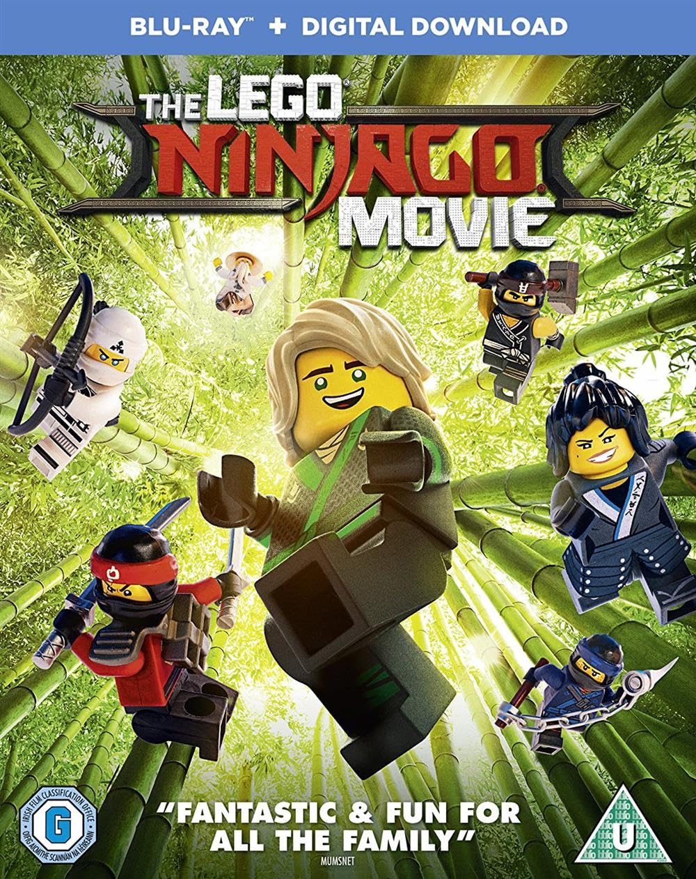 The LEGO Ninjago Movie Blu-ray Digital Download 2017 Region Free