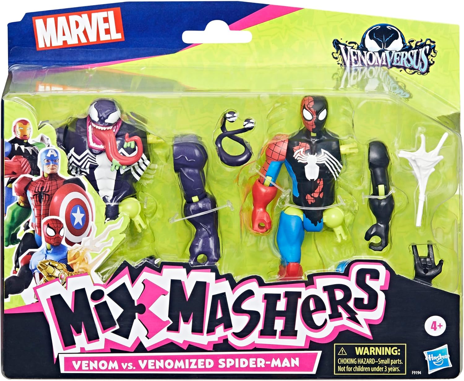 Spiderman - Brandclub - Spider-Man Marvel MixMashers Venom vs