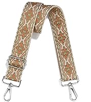 Vista 59 de Correa de Bolso Ancha Correa de Hombro Ajustable Correa de Repuesto Cruzada Correa de Bolso de Hardware Plateado