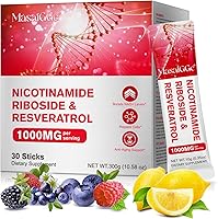 Vista 1 de NAD 1000mg líquido 30 paquetes, suplemento líquido NAD, suplementos NAD para mujeres, ribósido de nicotinamida y resveratrol premium, aumenta