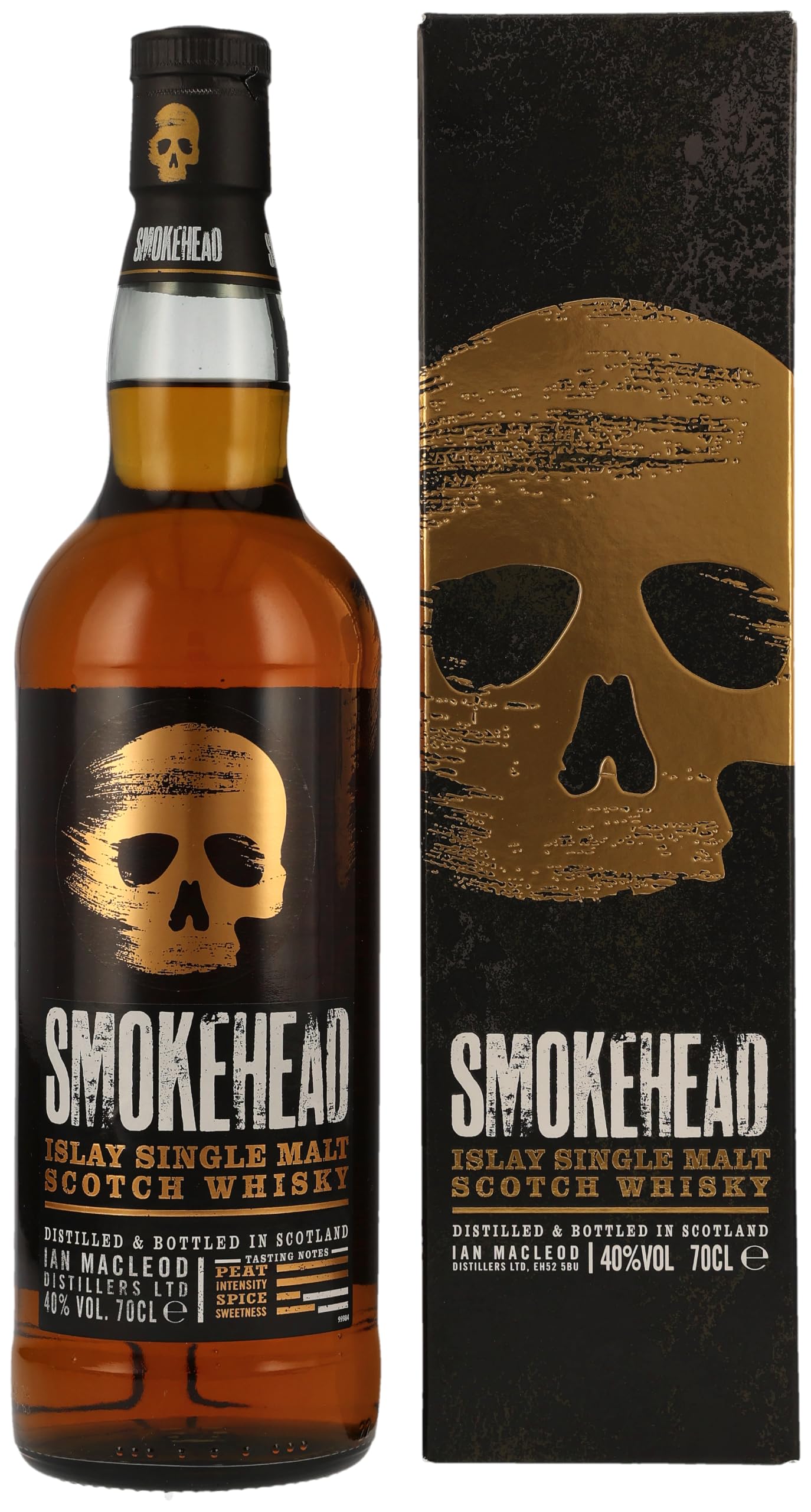 Smokehead Islay Single Malt Scotch Whisky 43% Vol. 0,7l in Tinbox