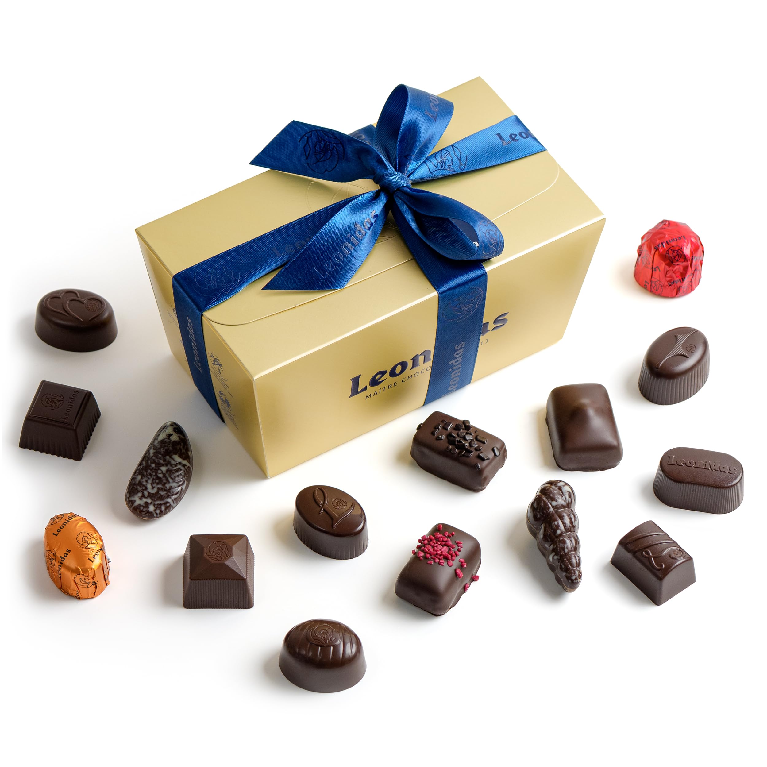 Amazon.com: Leonidas Belgian Dark Chocolate Gift Box - 30 pcs (1