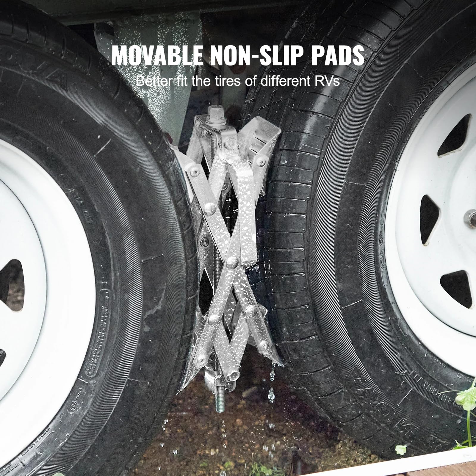 RV-Unterlegkeil-Stabilisator, X-förmiges Design für sicheres Parken und Nivellieren, ideal für Anhänger und Wohnmobile