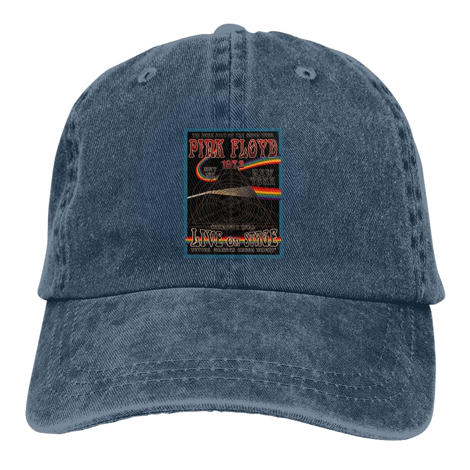 Ezkyztlw Unisex Navy Blue Pink Rainbow Floyd Men Women Hat Fashion Fishing Hats Trucker Cap Classic Sunhat Baseball Caps