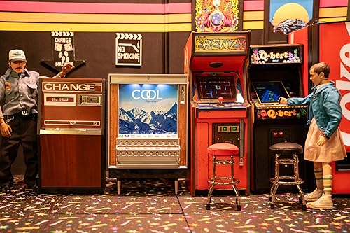 Miniatura 5 de New Wave Toys Mini estación de carga USB de máquina de cigarrillos réplica a escala 16, cargador rápido USBC (x2) y USBA (x4), centro de oficina de