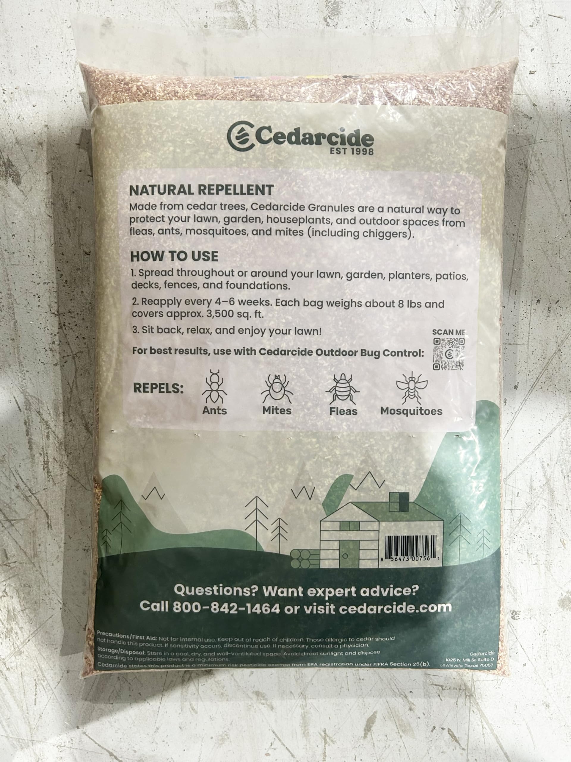 Cedarcide Cedar Granules - Natural Pest Control -4 Cedarcide Cedar Granules - Natural Pest Control -4