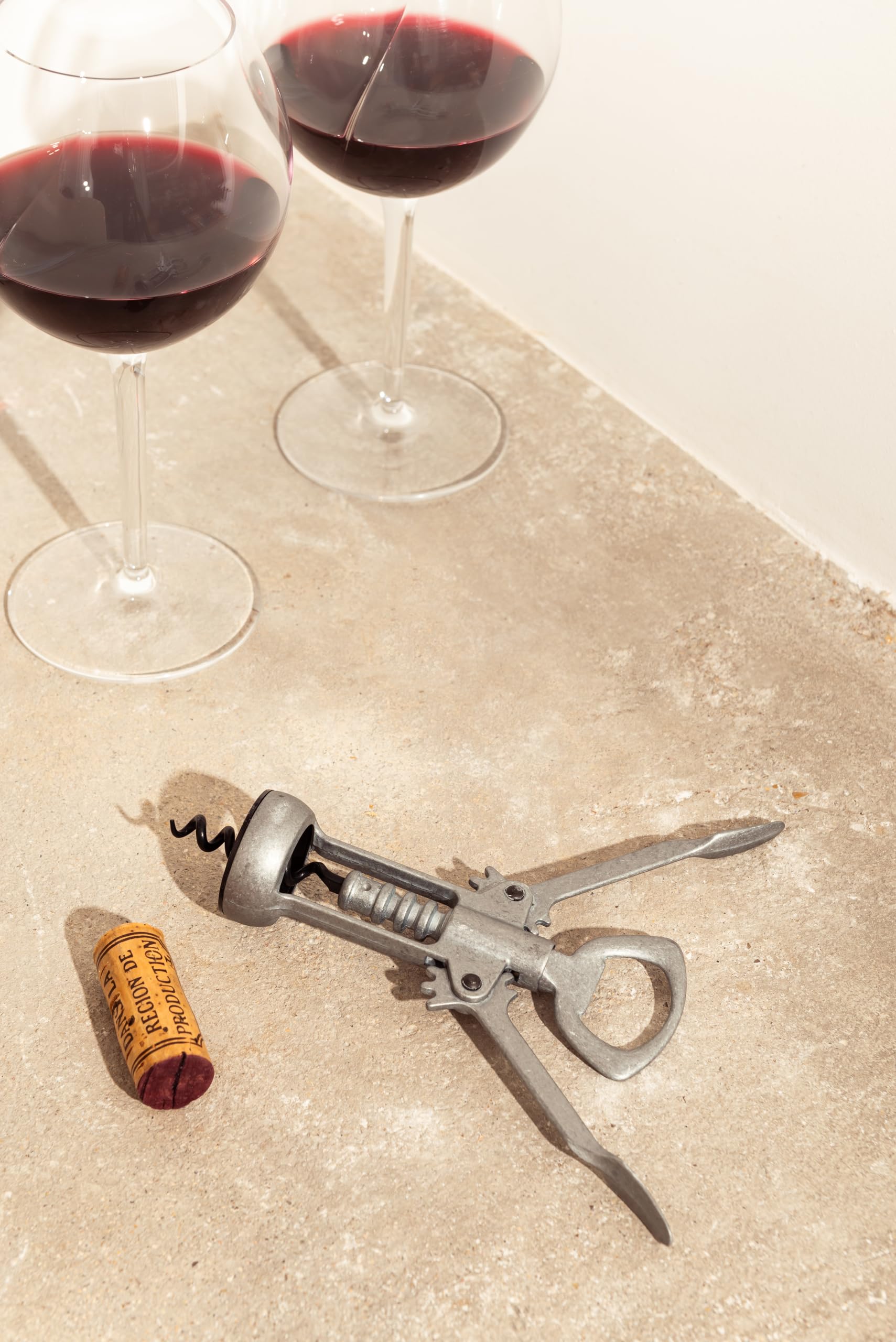L'ATELIER DU VIN - Le "De Gaulle" - Tire-bouchon De Gaulle à Double Levier et Décapsuleur