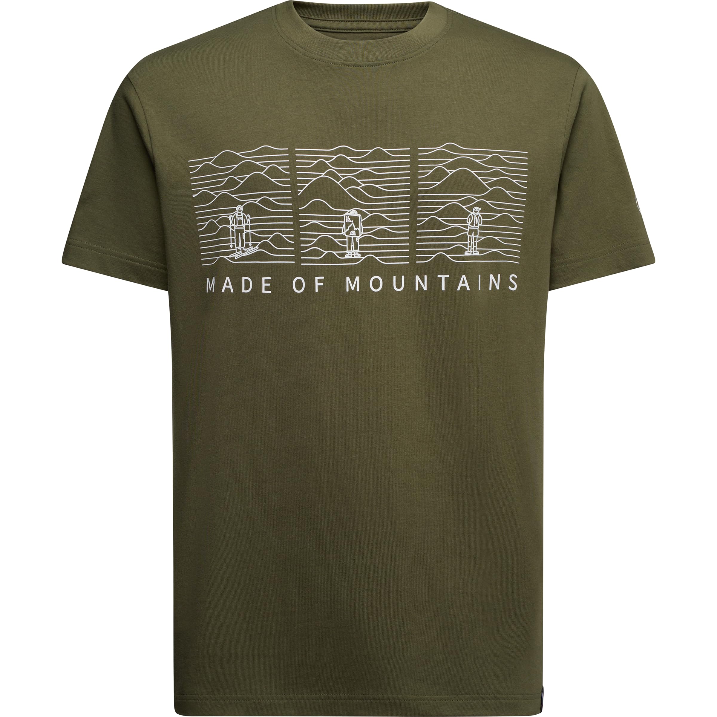LA SPORTIVA Men's Made of Mountain T-Shirt, Cypress-chalk, M