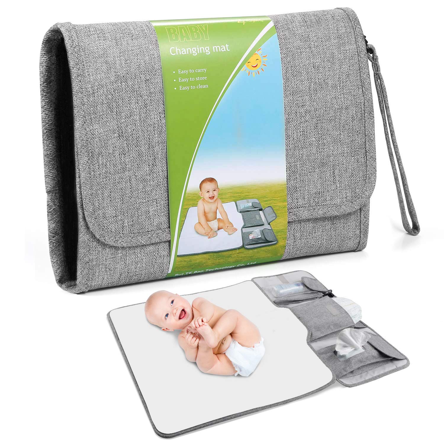 Buy Portable Diaper Changing Pad Waterproof Portable Changing Mat for