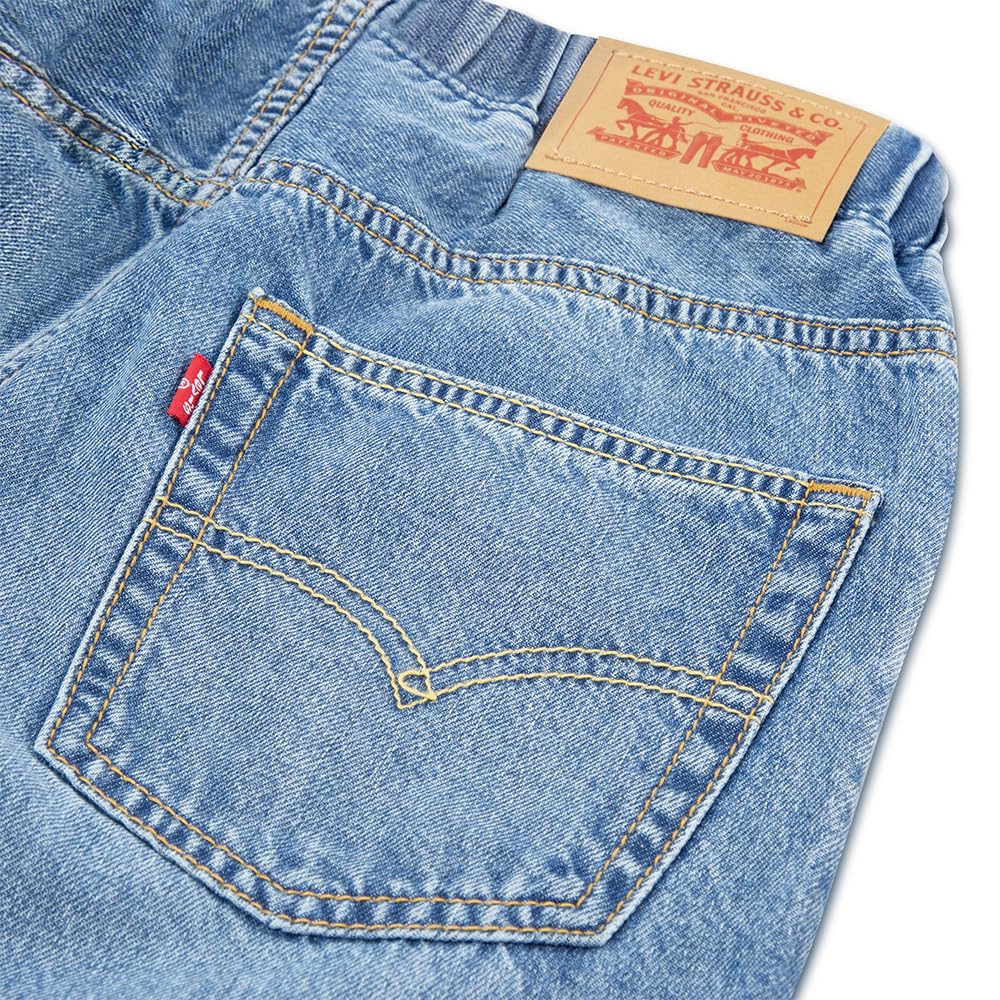 Levi's Jungen Schlupfjeans Blau Lockerer Passform Schmal Zulaufendem Bein