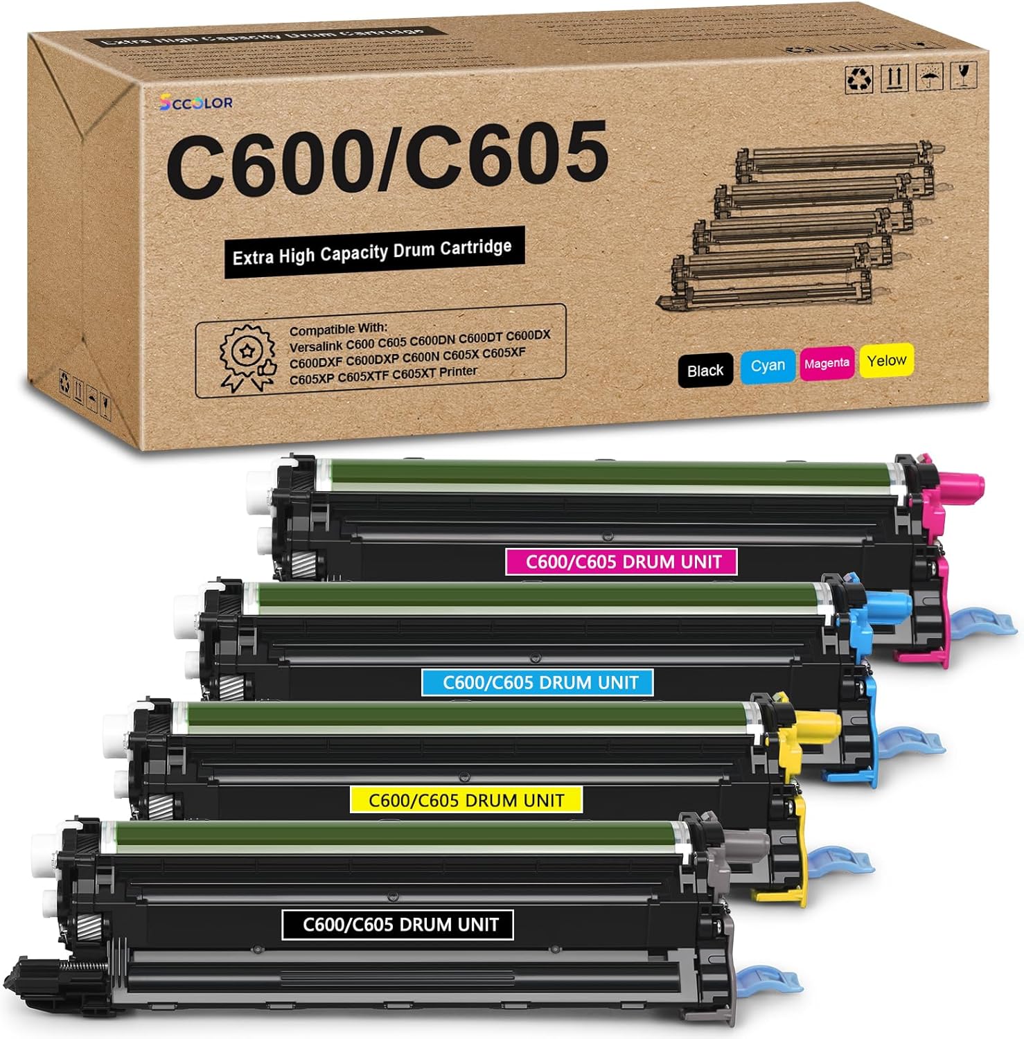 Versalink C600/C605 Drum Unit/C600 C605 Drum Cartridge Replacement for Xerox Versalink C600DN C600DT C600DX C600DXF C600DXP C600N C605X C605XF C605XP C605XTF C605XT Printer