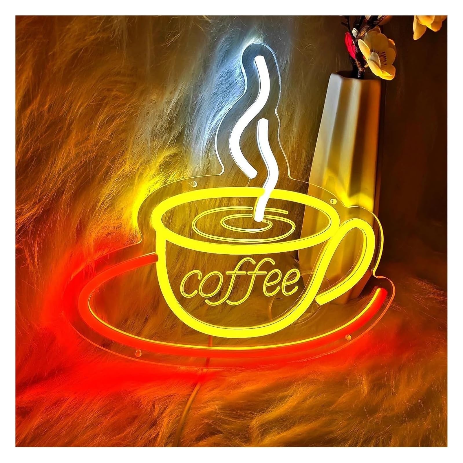 Luce al neon Luce notturna in acrilico a potenza variabile al neon per caffè