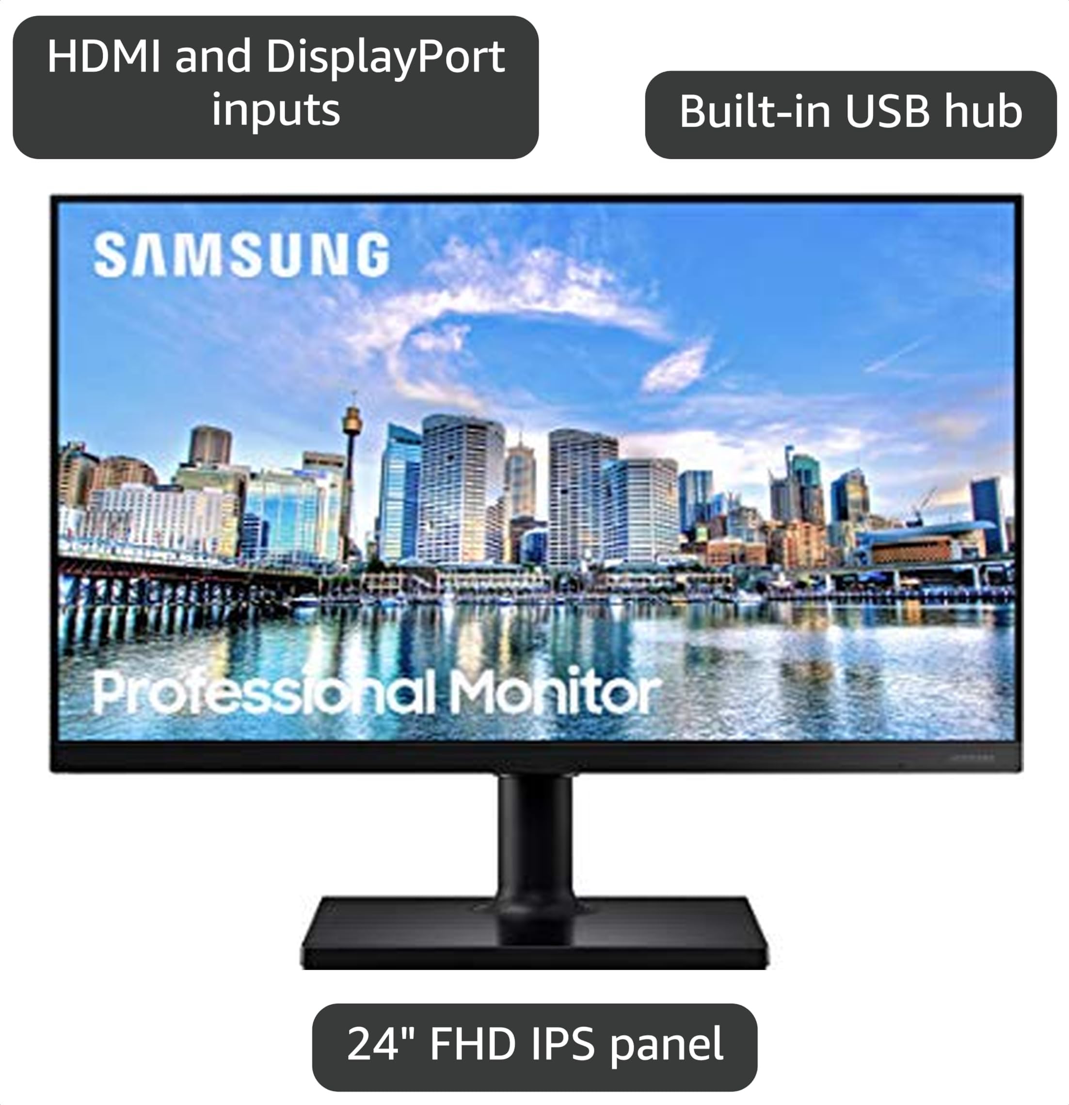 Amazon.com: Samsung FT45 Series 24-Inch FHD 1080p Computer Monitor
