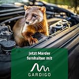 GARDIGO® Répulsif Anti Martres à Ultrasons avec Fréquences Variables | Repeller Anti-Fouines et Rongeurs | pour Voiture, Garage, Grenier | Remplacement Facile des Piles. - 7