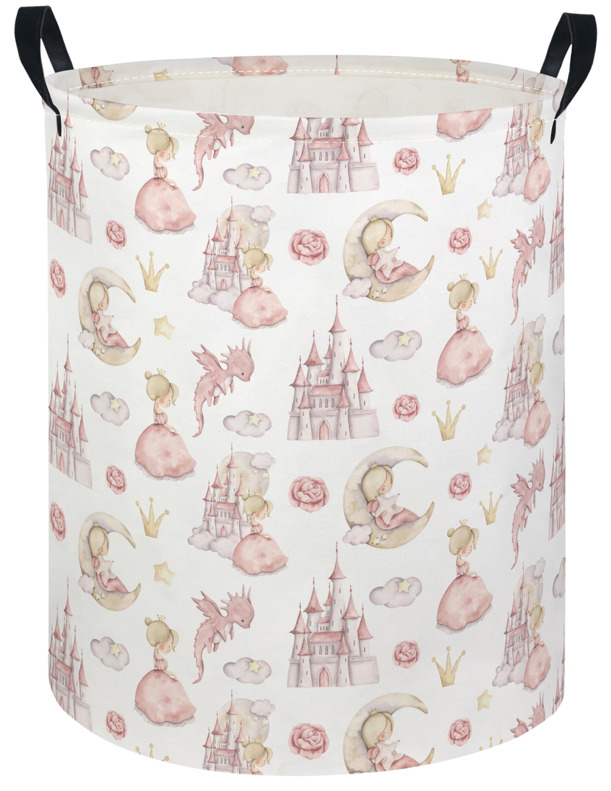 Baby Laundry Hamper kids laundry Basket Waterproof Laundry Bag for Bedroom Clothes Organizer Room Décor(Castle)