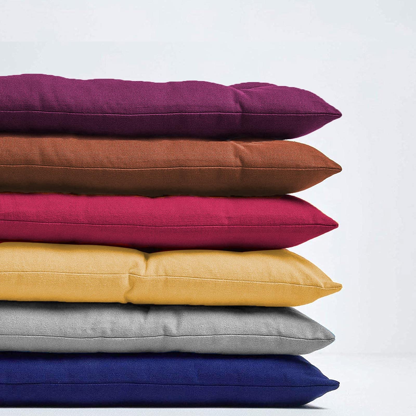 Coussin de banc confortable 160x55 cm jaune pour soulager les assises dures