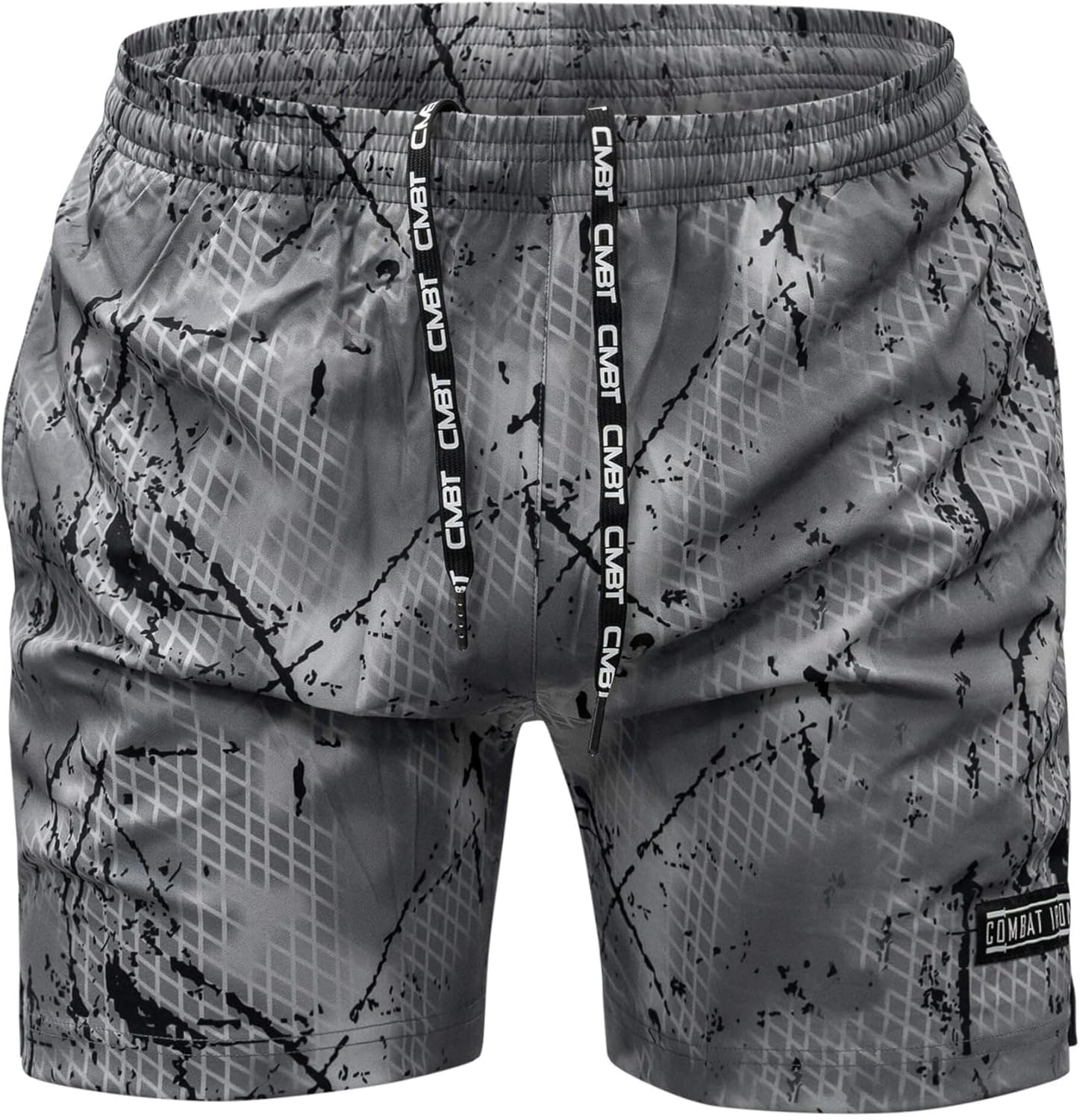 Combat Iron Men's Performance Training Shorts - 5.5” Inseam - Quick Dry Mid Stretch Allowance with Mesh Inner Pockets