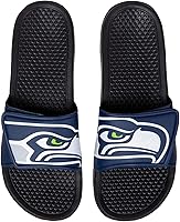 Vista 27 de FOCO mens NFL Team Cropped Big Logo Shower Sport Slide Flip Flop Sandals