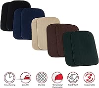 Vista 2 de SINGER Parches de sarga para planchar, 2 x 3 pulgadas (10 unidades, colores oscuros surtidos)