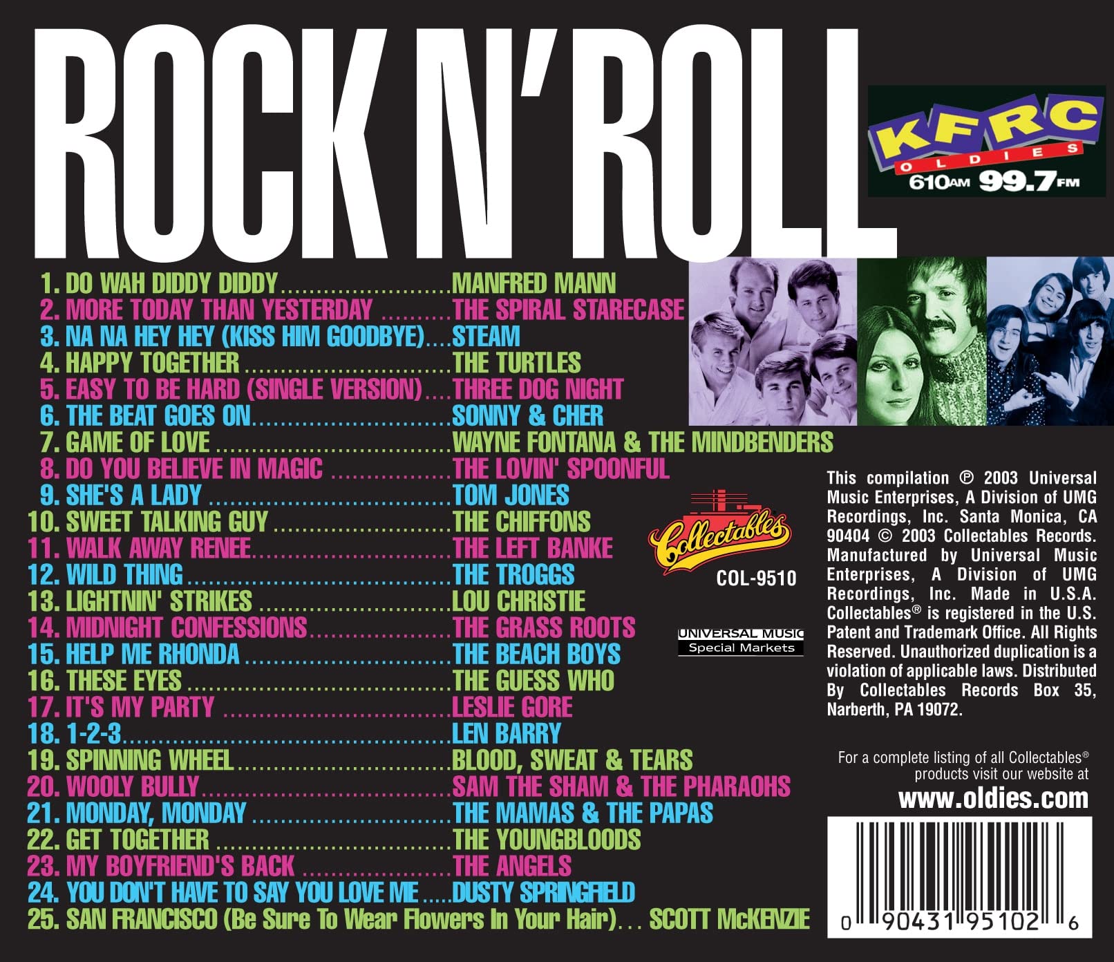 KFRC Oldies - Motown, Soul & Great Rock n' Roll: Rock n' Roll