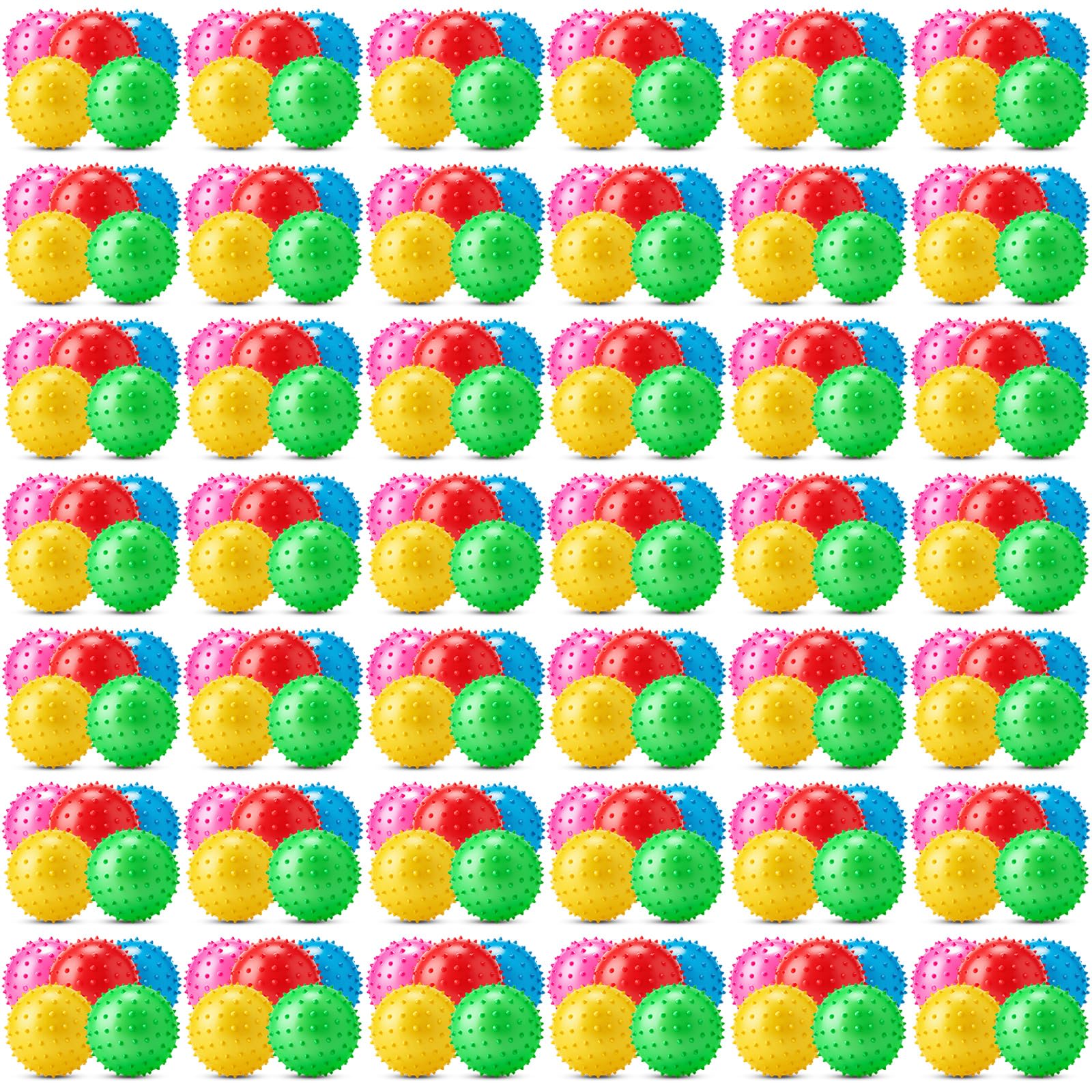 Jerify Knobby Balls Spiky Sensory Bouncy Balls Bulk