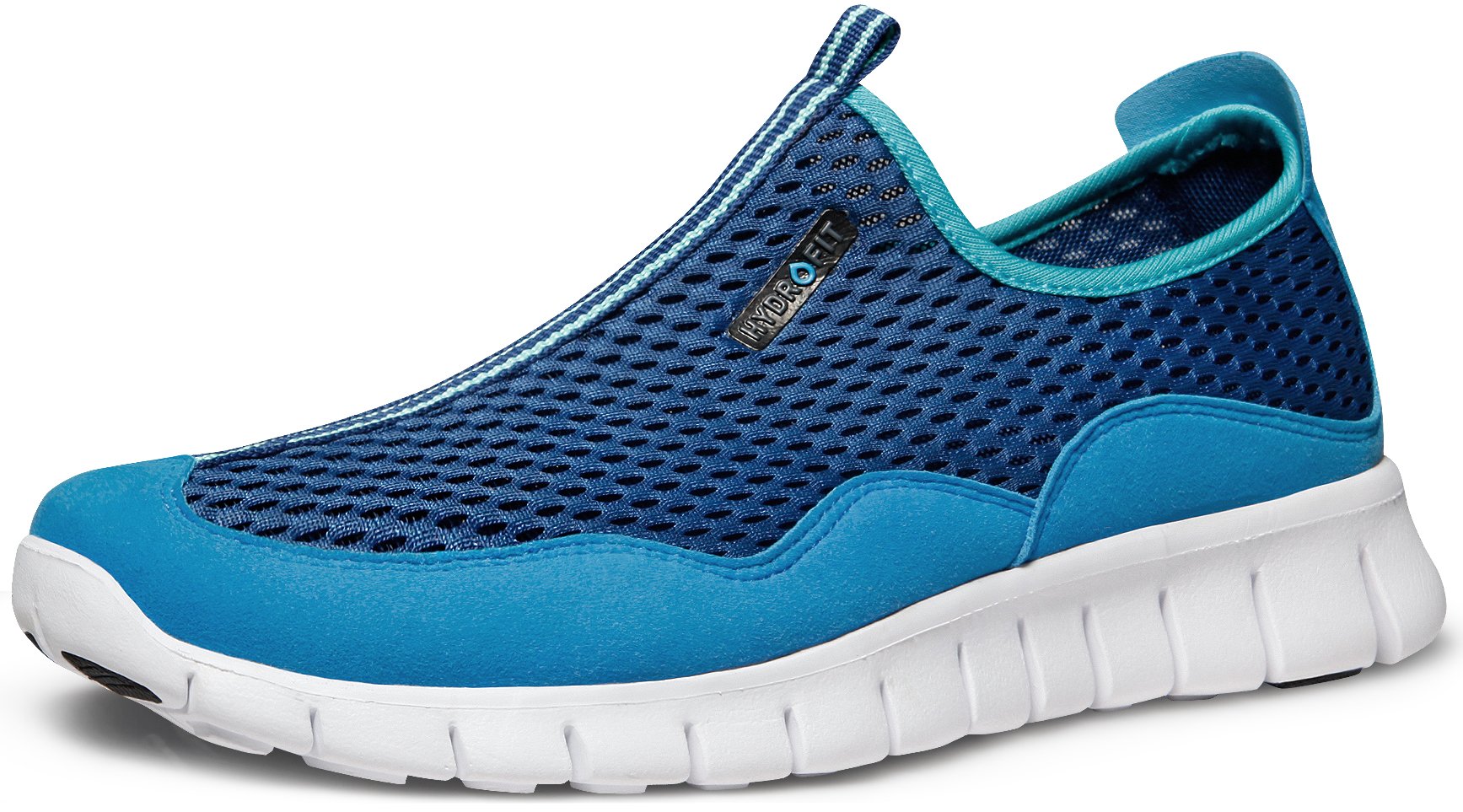 TSLA Men's Loafers & Slip-On Shoes, Lightweight Breathable Mesh Walking Shoes, Comfortable Casual Work Sneakers, Lightweight Mesh Blue, 8.5