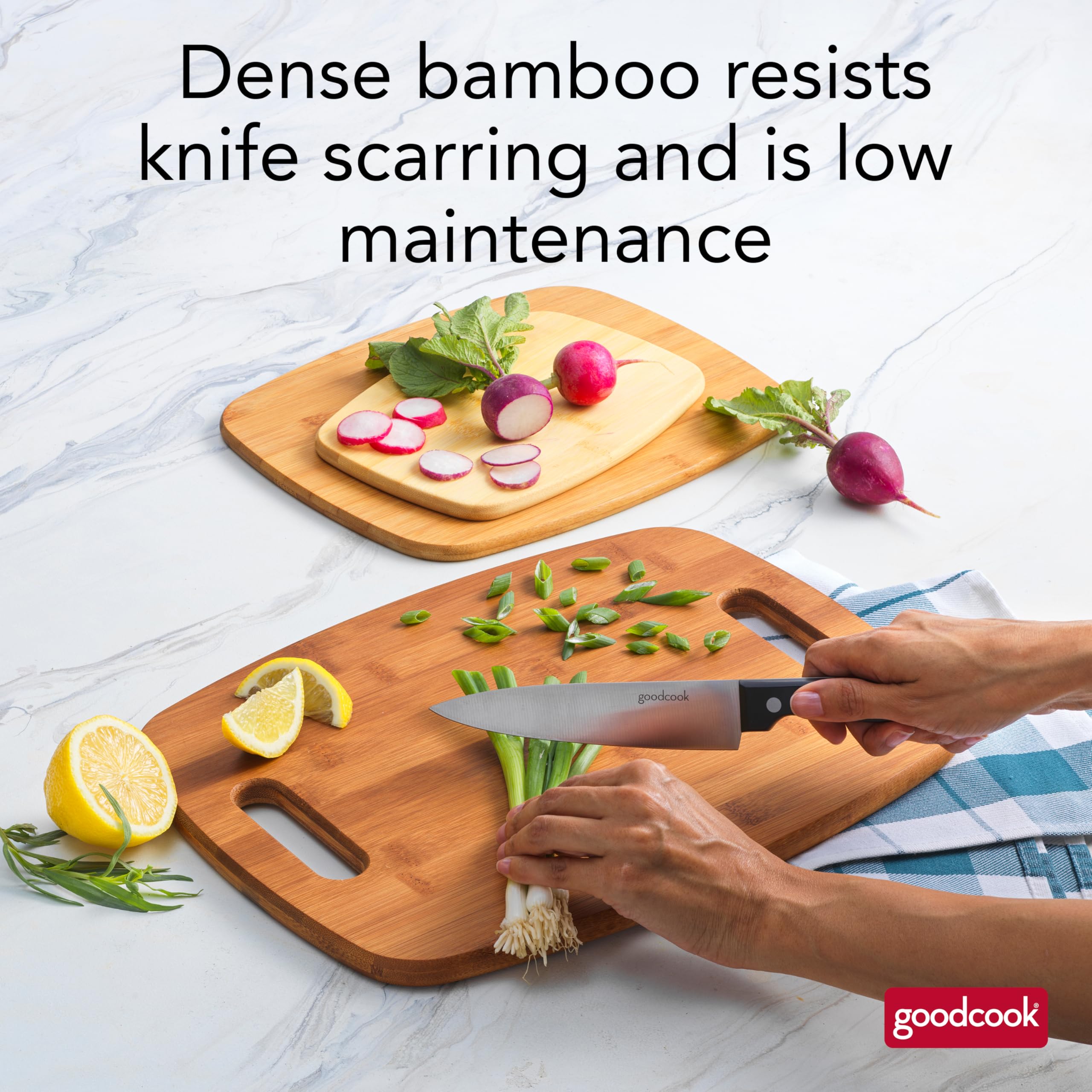 GoodCook Deska do krojenia, bambus 3 szt