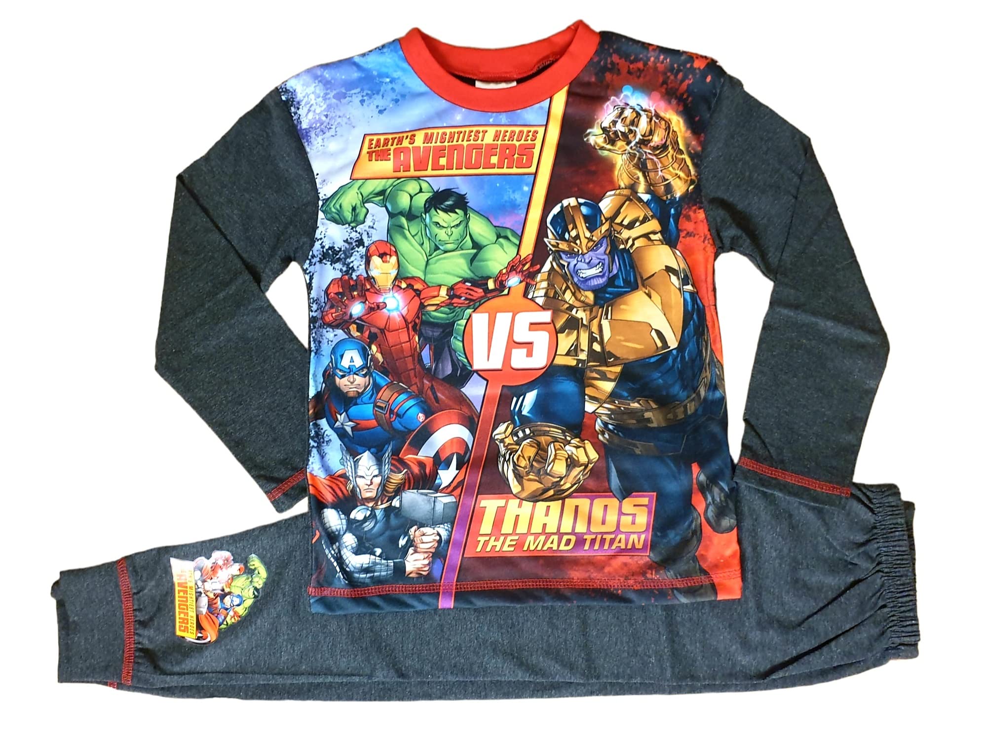 Marvel Boys Multicoloured Avengers Vs Thanos Pyjamas Ages 9-10 Years