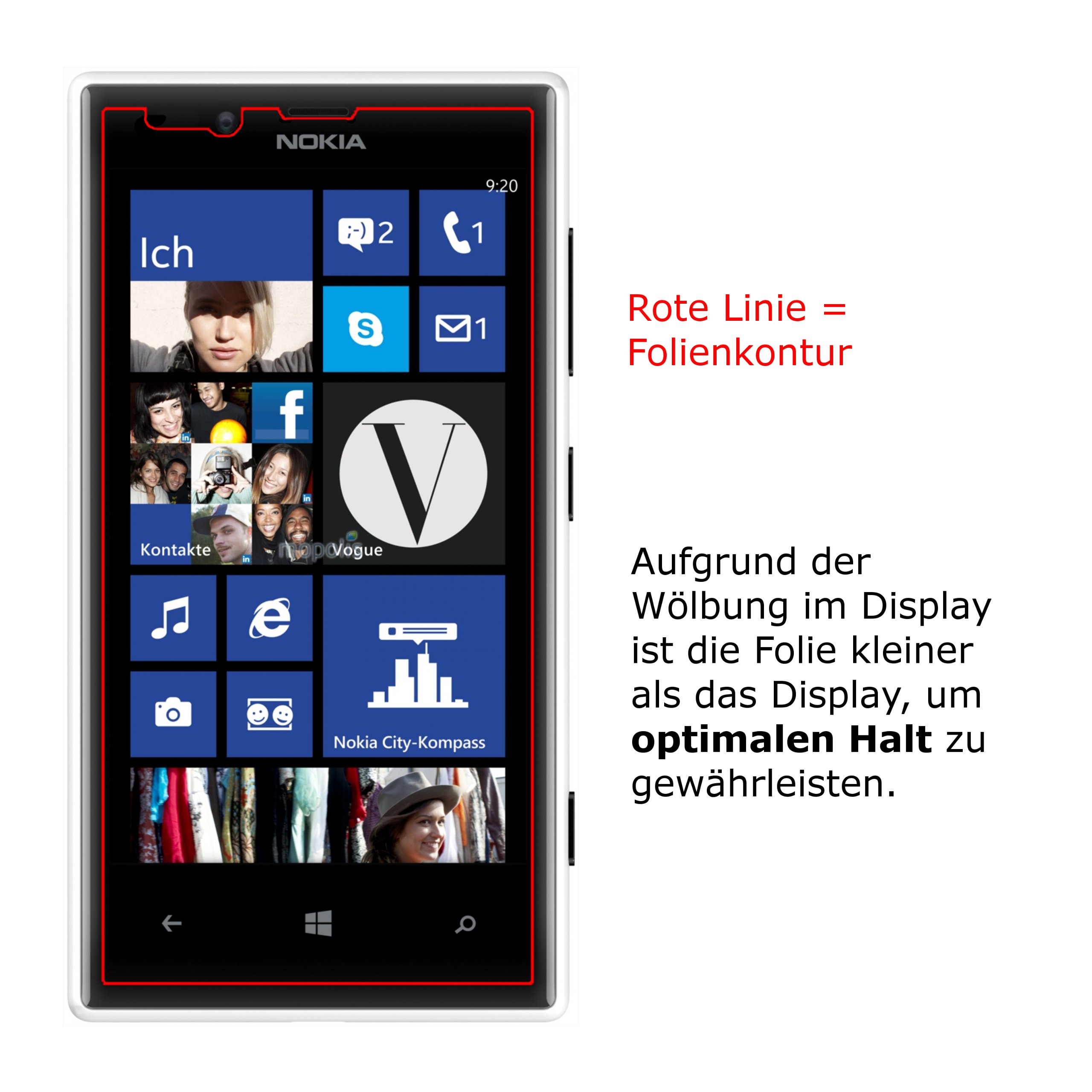 2x Pellicola per Nokia 2.2 Protettiva Protezione Schermo Claro