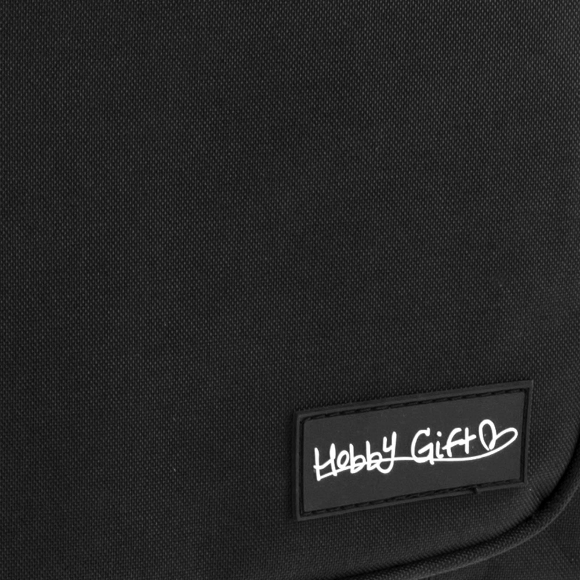 Hobby Gift Sac pour Machine à surjeteuse – Sac de Transport rembourré en Polyester – Poches pour Rangement d'accessoires supplémentaires (h/l/h) 39 x 32 x 36 cm, Noir, Noir, (d/w/h) 39 x 32 x 36cm.,