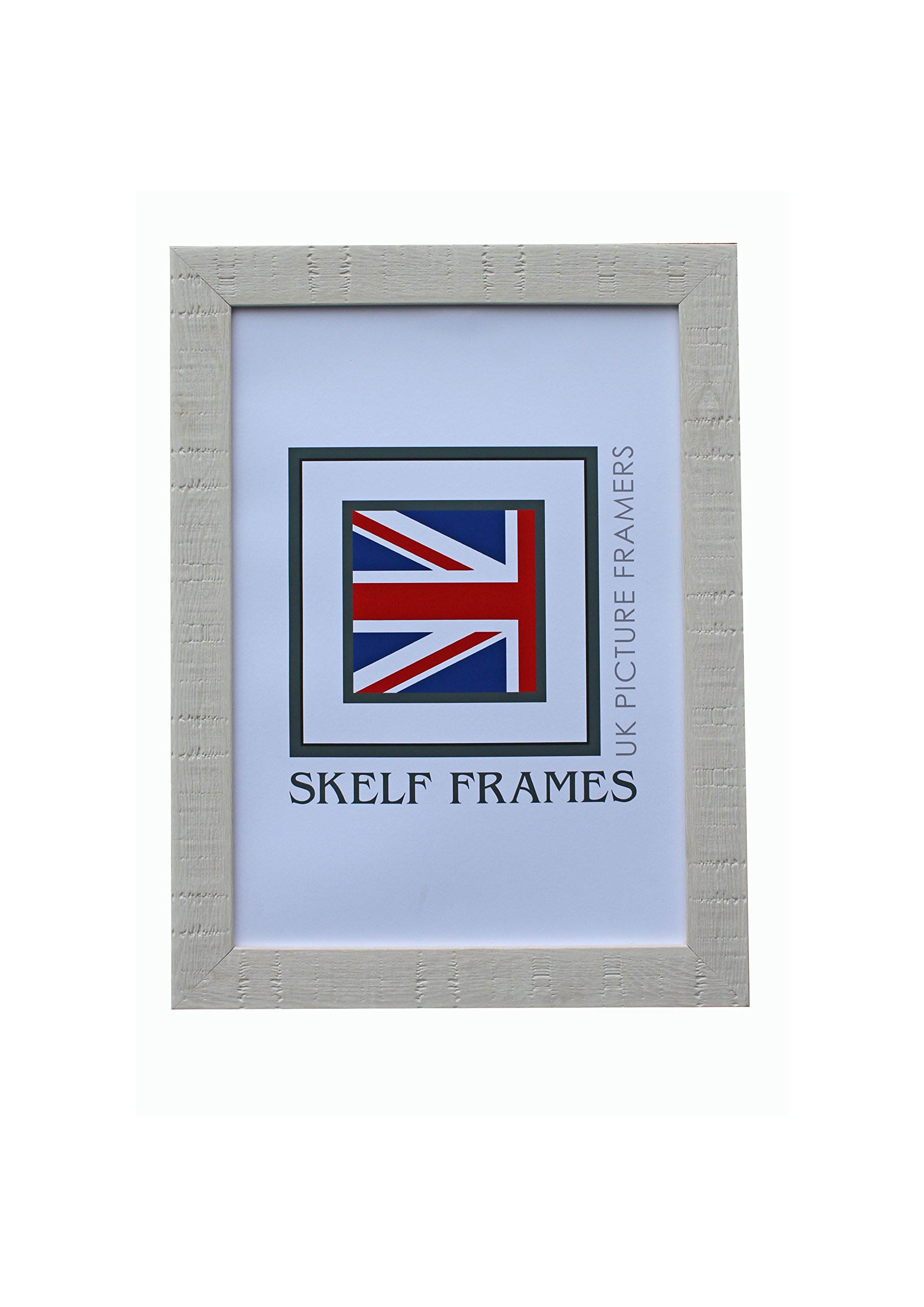 Skelf Frames White Orangebox 10.75" X 9" Or 273Mm X 229Mm Picture Photo Frame With Glass (White Orangebox)