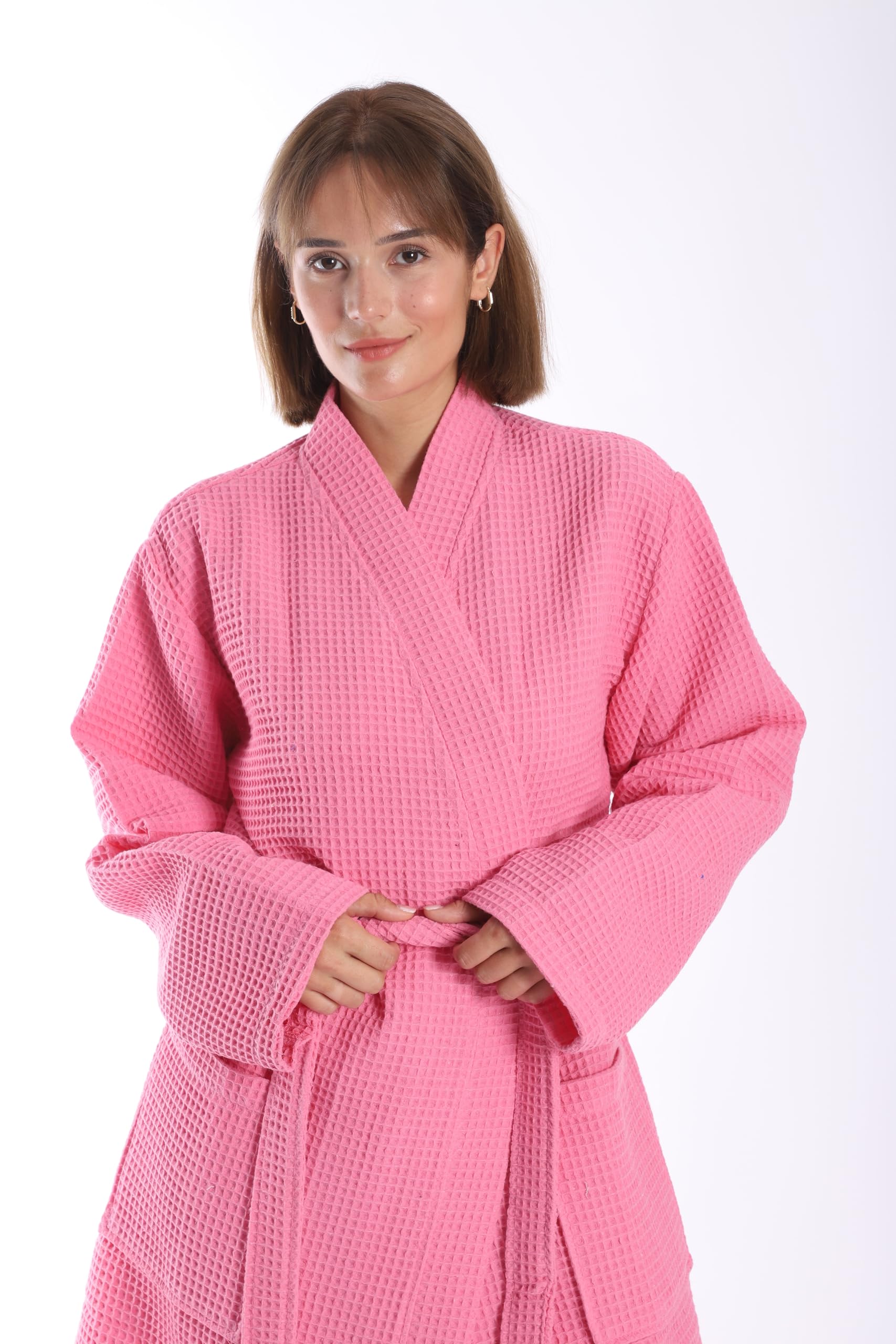 nottoc Albornoz de viaje 100% algodón, albornoz de viaje para hombre y mujer, suave, absorbente y ligero