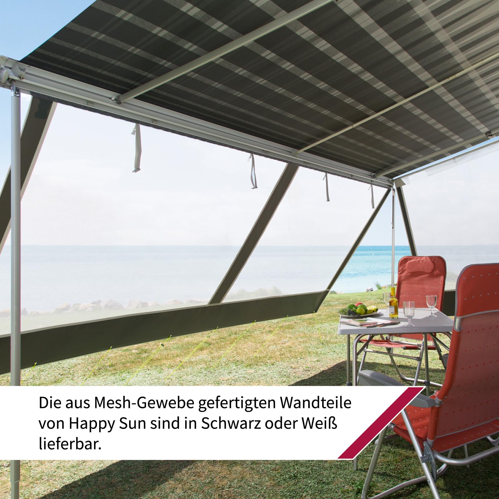 Happy Sun Markisenanbauteile passend Markise Thule/Omnistor,Fiamma,Dometic