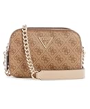 Noelle II Crossbody Camera&comma; Latte Logo