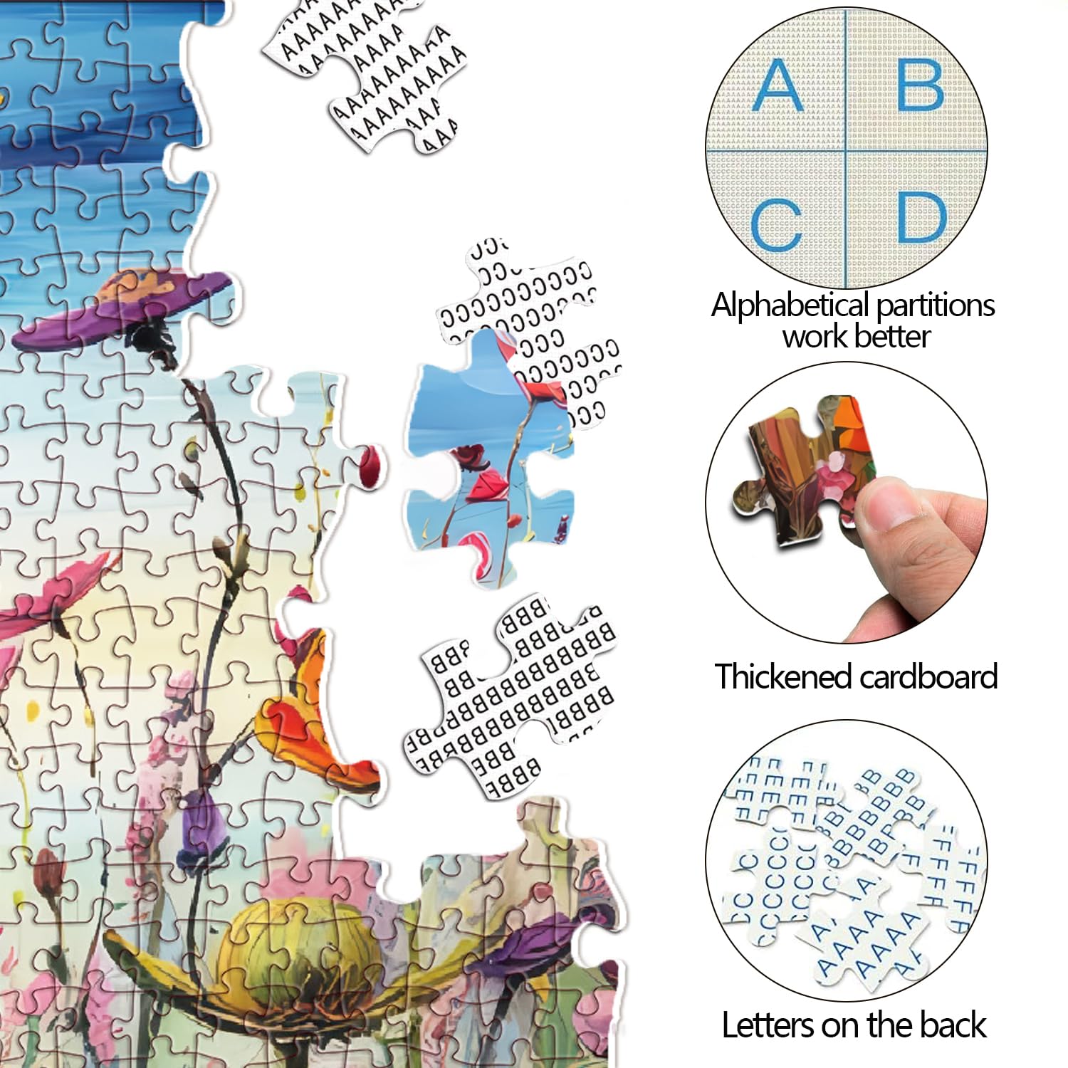 Jigsaw Puzzles for Adults 1000 Flower - Image 4