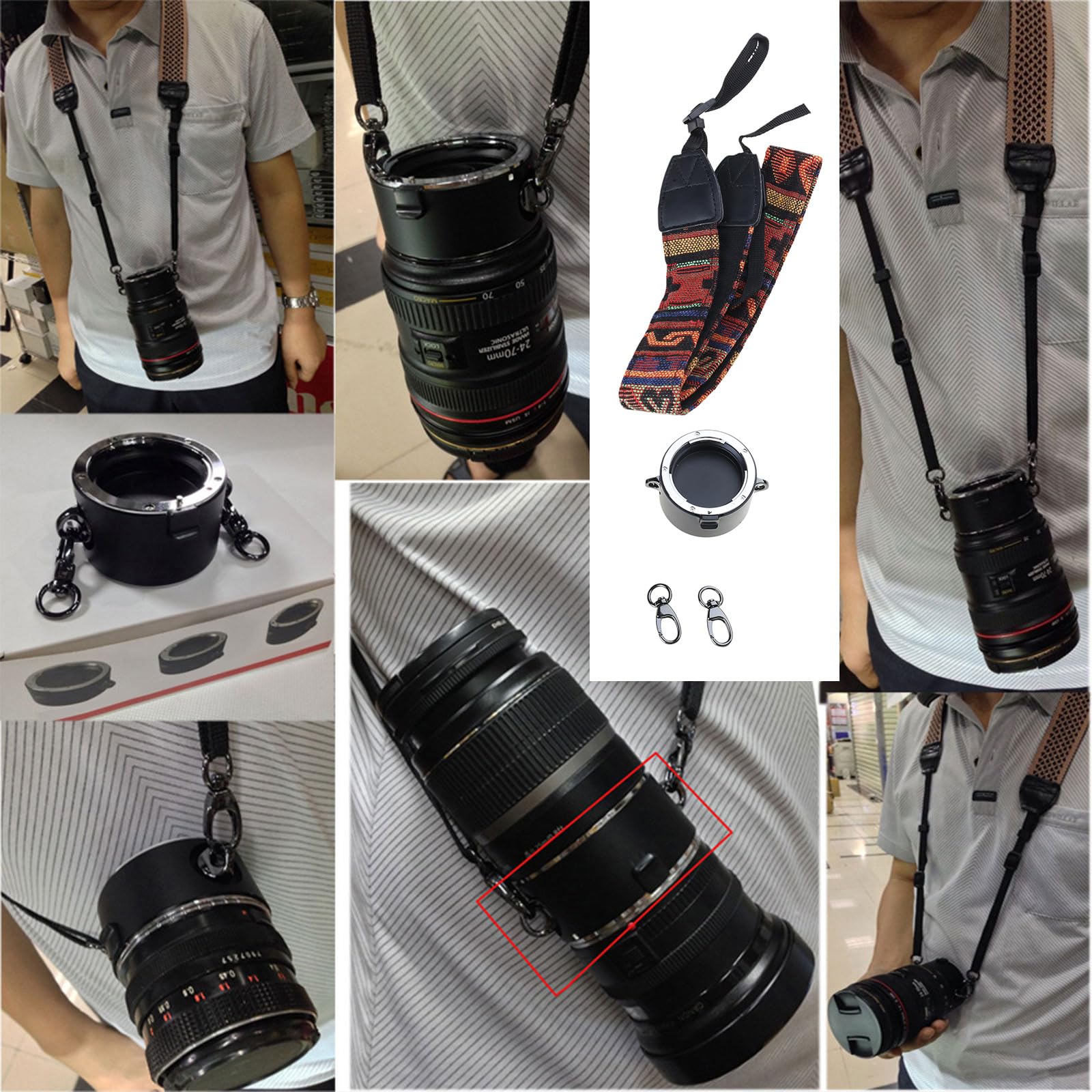 Cambia rapidamente le pinne dell'obiettivo della fotocamera per fotocamera, supporto perfetto per documentari filmmaker accessori DSLR staffe
