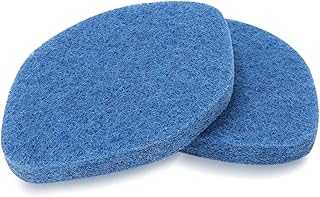 2-Pack Shower Scrubber Refill Pads, Compatible with Clorox Tub & Tile Scrubber,Durable Blue Brush Heads， Ideal for Bathroom & Kitchen Cleaning