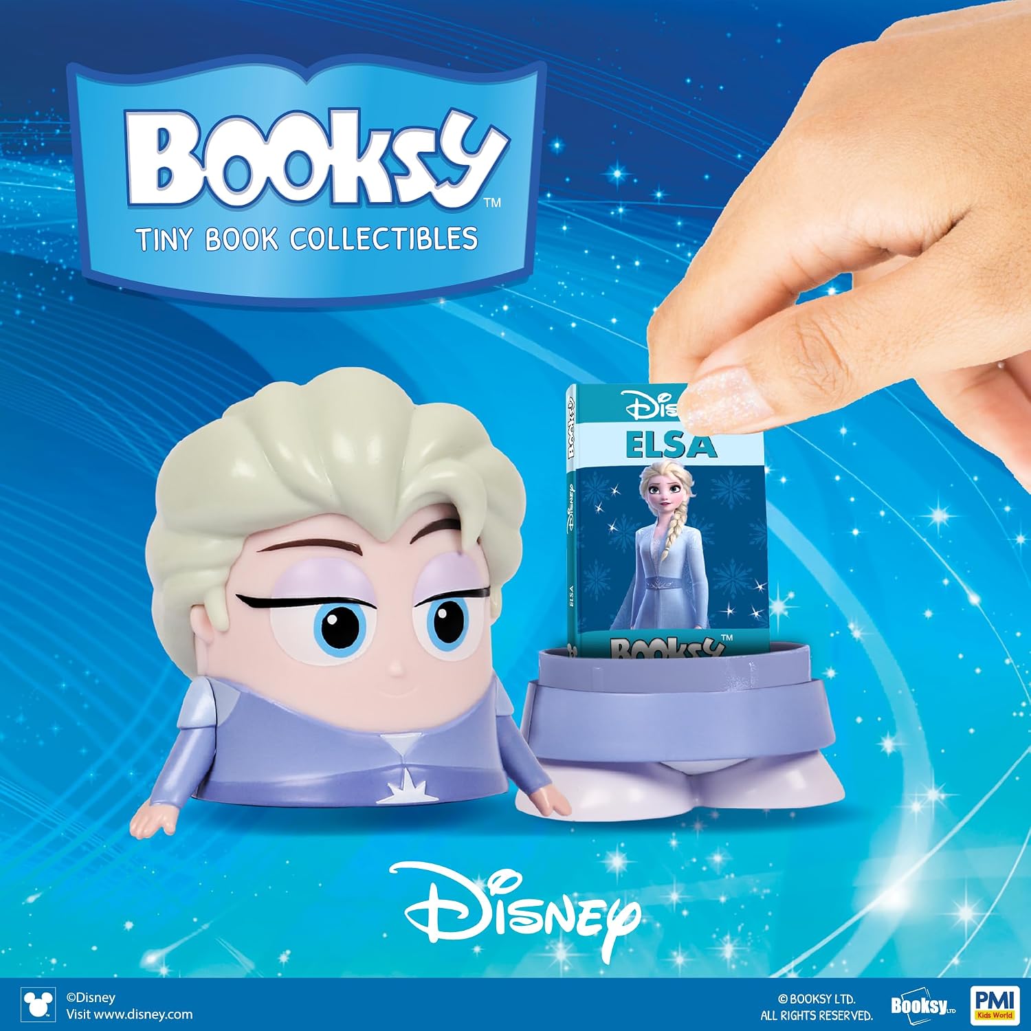 Disney Booksy Elsa & Simba Collectible Figures 2 Pack, Mini Storybooks image 2