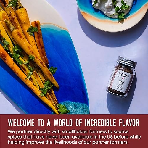 Miniatura 9 de Burlap & Barrel Exquisito dúo hojuelas de lima negra molida y chile de seda - Dale sabor a tus aventuras culinarias con nuestras sabrosas especias!