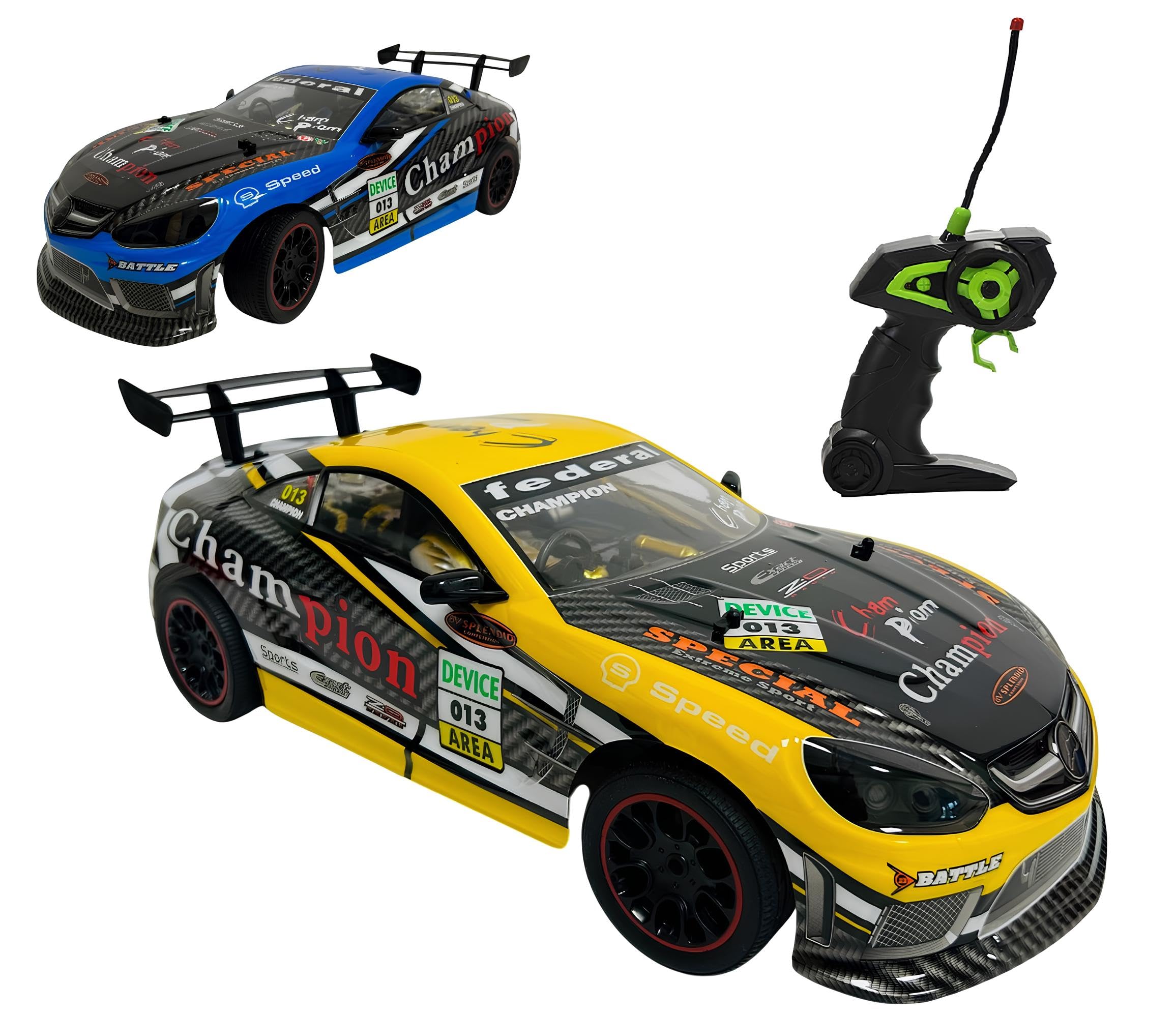 Samochód zdalnie sterowany Drift Mega Giant Super szybki 25 km/h cm 45 Street Racing Skala 1:10 Samochód Rally Super Car Racing High Speed Vehicle z pakietem baterii Samochód Zdalne sterowanie radiowe