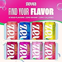 Vista 20 de Zevia Zero Calorie Energy Drink, melocotón maracuyá, latas de 12 onzas (paquete de 12)