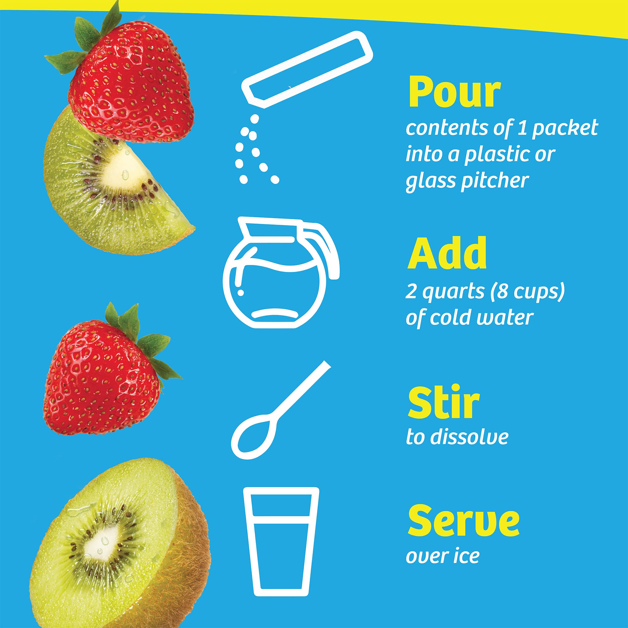 Wyler's Light Pitcher Packs, Water Drink Mix, Jamaica